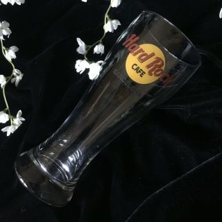 Hard Rock Cafe Pilsner Style Beer Glass Collectible Souvenir - Barcelona
