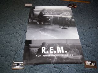 R.  E.  M.  Adventures In Hi - Fi U.  S.  Promo Poster 1996 Wb Ex,