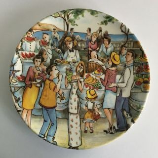 Brunelli Italy 11 Inch Plate Seaside Party Alfresco Dining