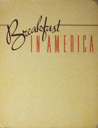 Supertramp Breakfast In America Promo Menu