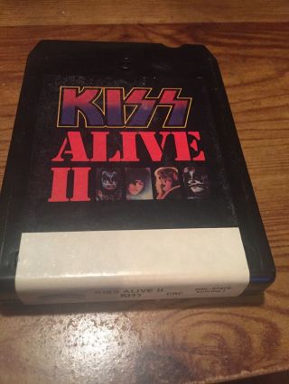 Kiss Alive Ii 1977 Casablanca Records 8 Track Tape