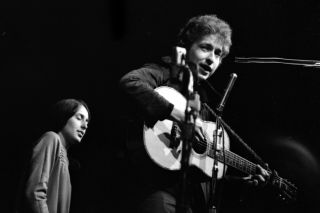 Bob Dylan With Joan Baez 4x6 Vintage 60 