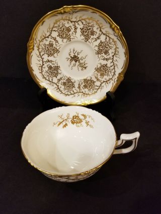 Vintage Royal Cauldon King’s Plate Grapes & Vine Pattern Cup And Saucer Set