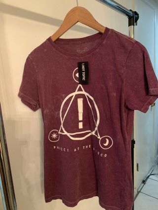 Panic At The Disco T - Shirt Ladies Small In Raspberry
