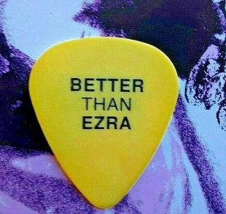 Better Than Ezra Yellow Guitar Pick