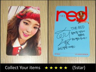 Red Velvet 1st Album The Red Dumb Dumb Irene Official Photo Card K Pop