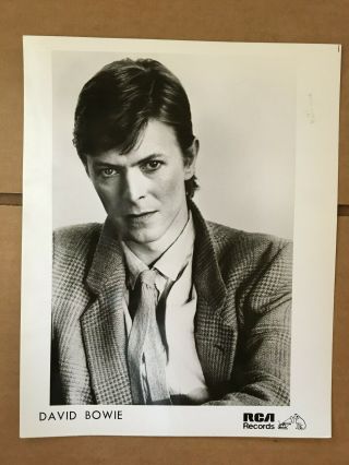 David Bowie Rca Records 1977 Vintage Press Headshot Photo