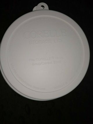 Set Of 6 Corelle Storage Lid For 18 Oz.  Soup/cereal Bowl