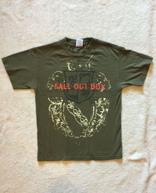 Vintage Rare Fall Out Boy Saved Latin Secret Show Shirt Size S Fuct