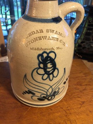 Cedar Swamp Stoneware Lamp Middleborough Mass Signed Boykin 1977 Limited Edition