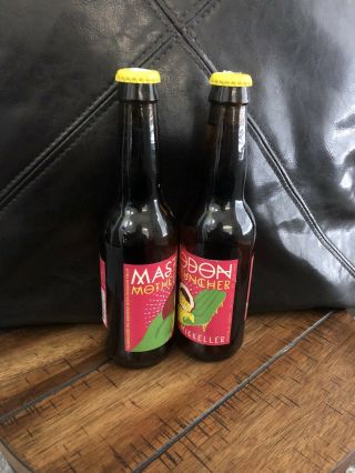 2 Mastodon Mother Puncher Beers