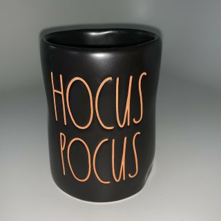 Rae Dunn Halloween Black & Orange Hocus Pocus Small Candle