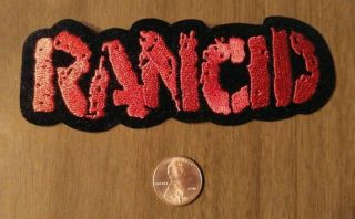 Rancid Embroidered Patch (w/ Glue - On Back)
