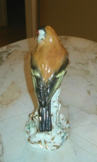 Vintage Royal Worcester Porcelain Goldfinch Bird Figure 2667 3