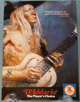 Johnny Winter Awesome Poster