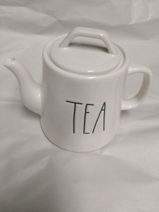 Rae Dunn Style Tea Pot White