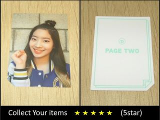 Twice 2nd Mini Album Page Two Cheer Up Blue Dahyun B Official Photo Card