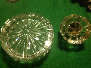 Mikasa Heavy Crystal Lighter & Ashtray Matching Set VINTAGE Made in Germany 3