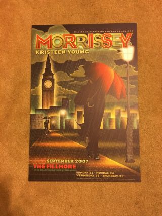 Morrissey Fillmore Concert Poster F892 2007