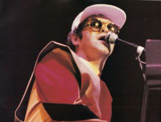Comemorative 28 Page Program For Elton John ' s 