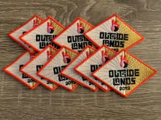 (1 - 10) 2019 Outside Lands Music Festival Patch Patches