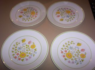 Corelle Meadows Pattern 8 - 1/2 Inch Luncheon Plates
