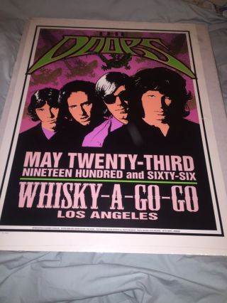 - The Doors Poster - Whisky - A - Go - Go - 18” X 24” - Jim Morrison