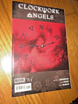 Clockwork Angels (comic Book 1 Of 6,  Red Clock Variant,  2014) Neil Peart Of Rush