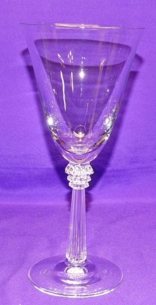 Vintage Fostoria Glass Sceptre Stemmed Water Goblet (s) Wine Glass