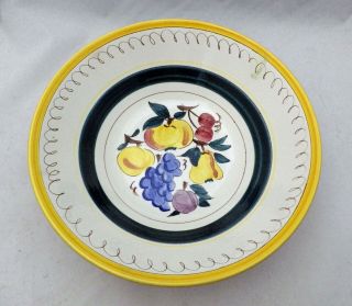 Stangl Pottery - Large,  Deep Vegetable serving bowl - Fruit Pattern - 11 1/4 