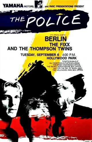 The Police 13x19 Concert Poster A