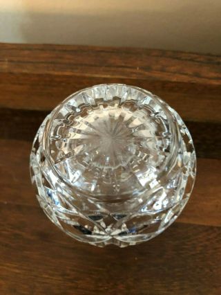 Small Vintage Cut Glass Vase 3 and 1/2 