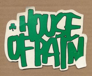 House Of Pain Rare Vintage Sticker (flawed)