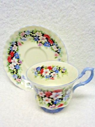 Royal Albert Fragrance Series Clematis Cup And Saucer