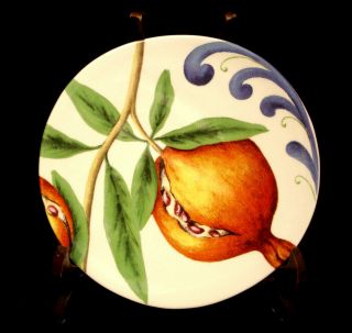 Painted Fruit By Williams - Sonoma Salad Plate 8 1/2 "