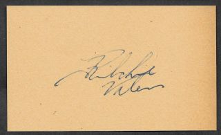 Ritchie Valens Autograph Reprint On Period 1950s 3x5 Card