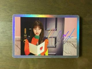 Twice 4th Mini Album Signal Official Photocard Special Version 1pcs Jihyo