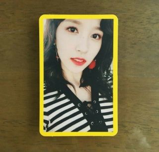 Twice Twicecoaster Lane2 Knock Knock Official Photocard Yellow Ver.  - Mina