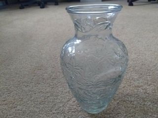 Princess House Fantasia 9 1/2 " Crystal Clear Vase.