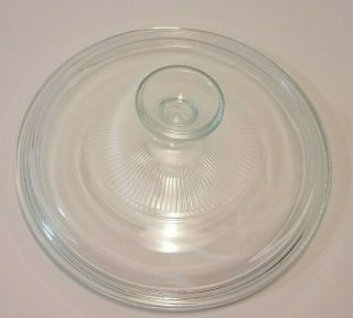 Pyrex Lid Clear Glass Model G5c Replacement Cover Fits 1 Qt Casserole Dish