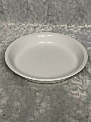 Corning Ware 9” White Glass Flat Rim Pie Plate Pan P - 309