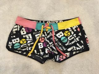 Fall Out Boy Colorful Color - Block Swim Shorts Size L.  Never Worn Pre - Hiatus Era