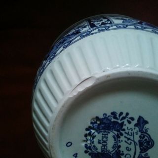 Delft Made by Boch for Royal Sphinx Blue/White Planter 5