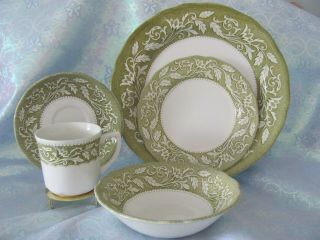 Royal Staffordshire " Victoria " Ironstone By J&g Meakin 5 Pc Place Setting