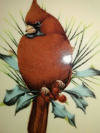 Lenox Winter Greetings by Catherine McClung - Pierced Trivet - Red Cardinal - NIOB 2