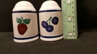 PRINCESS HOUSE Orchard Medley Table Salt and Pepper Shakers EUC 2