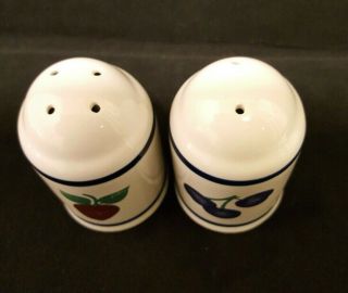 PRINCESS HOUSE Orchard Medley Table Salt and Pepper Shakers EUC 3