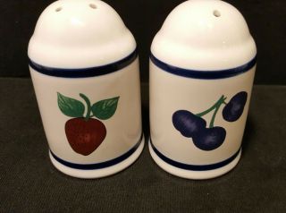 PRINCESS HOUSE Orchard Medley Table Salt and Pepper Shakers EUC 4