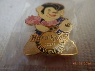 HARD ROCK CAFE PIN 2006 LAS VEGAS ELVIS TEDDY BEAR never out of package 2