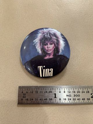 Vintage Tina Turner Lapel Pin